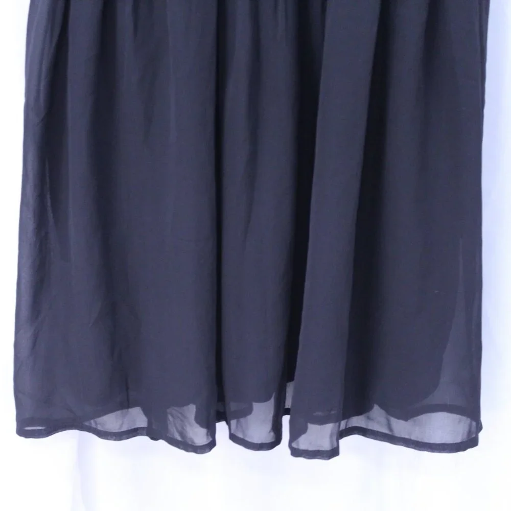 Chic Black Strappy Mini Dress - Picture 5 of 11